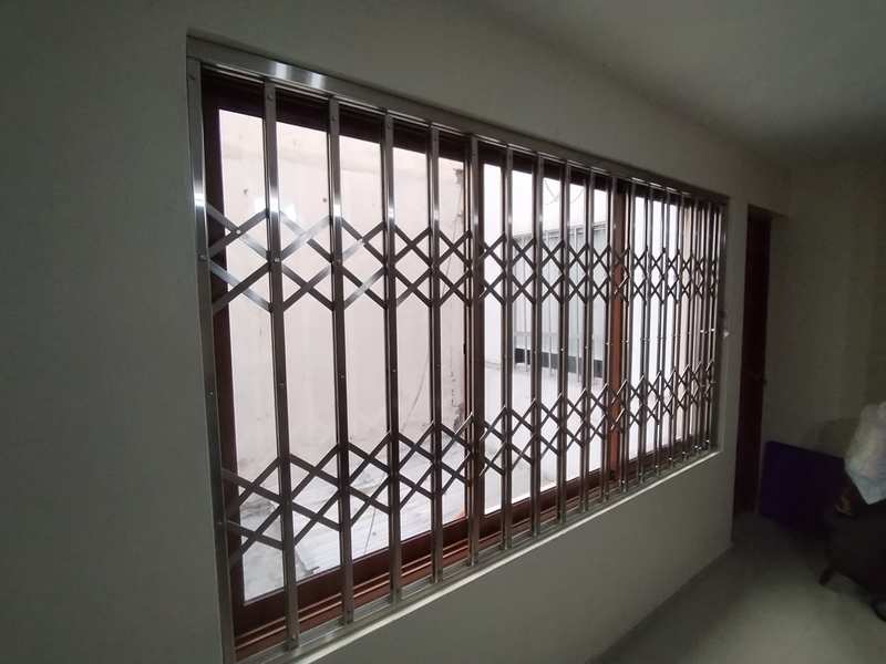 Reja plegable de acero inoxidable 304 - ventana residencial