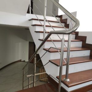 barandas de acero inoxidable, para escalera